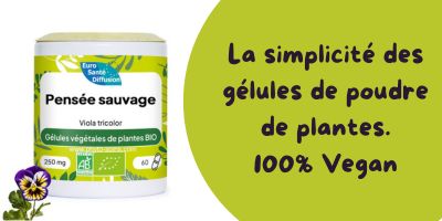 Les gélules de plantes unitaires
